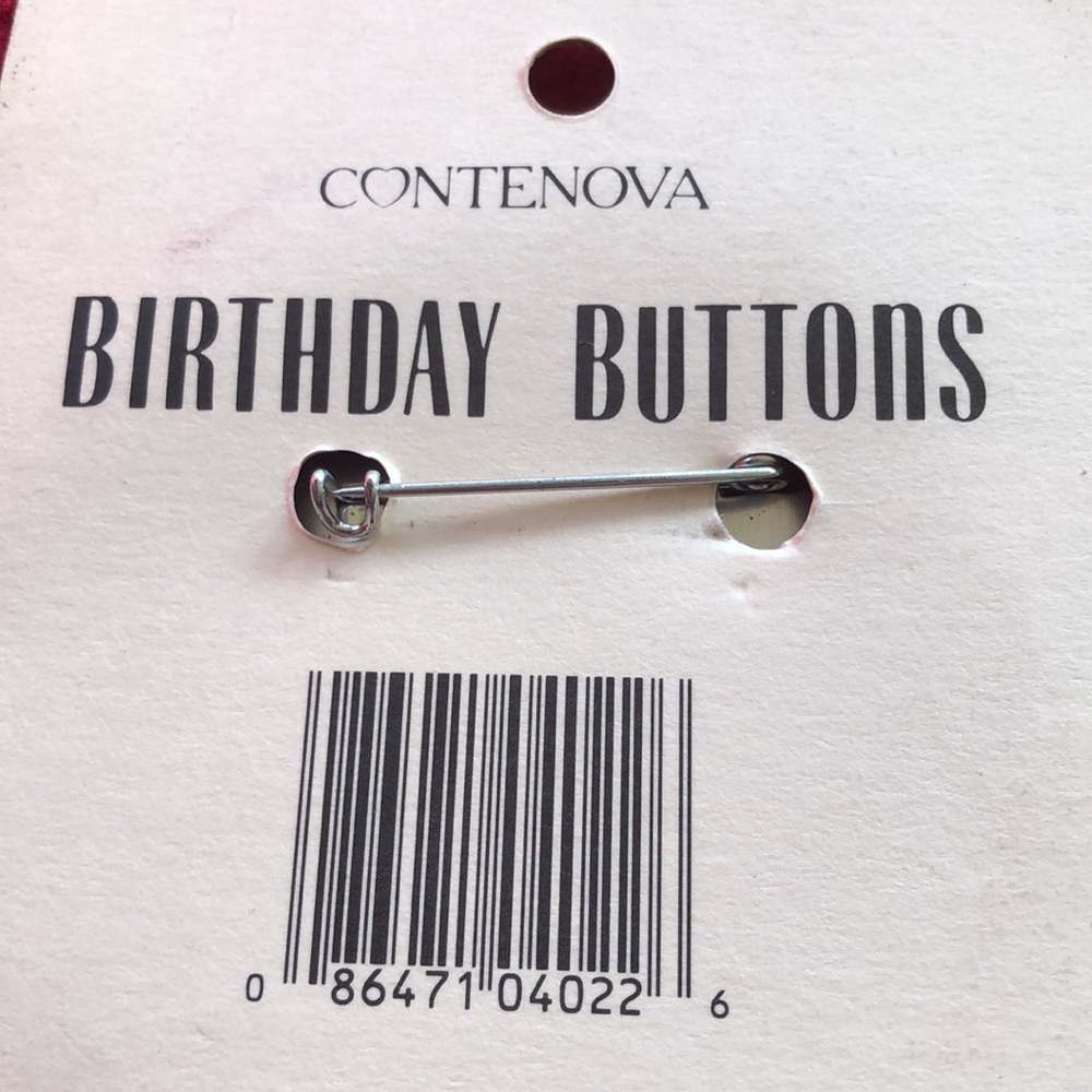 Vintage RACHEL’S BIRTHDAY button pin - Picture 4 of 7